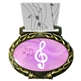 Music Medal in Jam Oval Insert | Music Award Medal