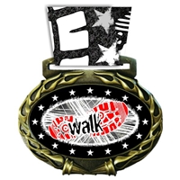 Walkathon Medal in Jam Oval Insert | Walkathon Award Medal