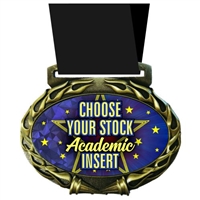 Academic Star Full Color Insert Medal