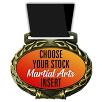 Martial Arts Full Color Insert Medal