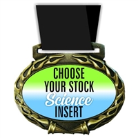 Science Full Color Insert Medal