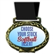 Softball Full Color Insert Medal