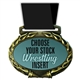 Wrestling Full Color Insert Medal