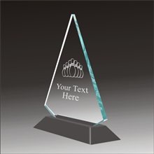 Pop-Peak bowling acrylic award