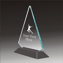 Pop-Peak figure skating acrylic award