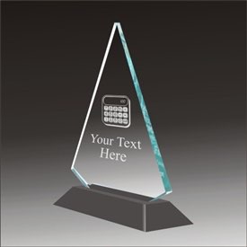 Pop-Peak math acrylic award