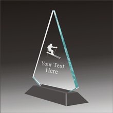 Pop-Peak ski acrylic award