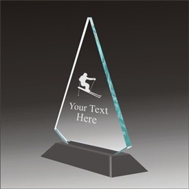 Pop-Peak ski acrylic award