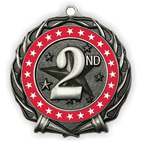 Colored Ring 2nd Place Medal