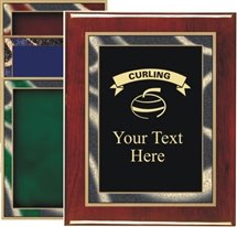 Piano Finish Curling Award Plaque