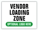 Event Parking Sign - Vendor Loading Zone