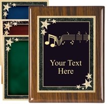 Piano Finish Music Award Plaque