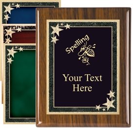 Piano Finish Spelling Award Plaque