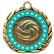 Colored Ring Volleyball Medal