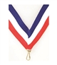 Red/White/Blue Snap Clip "V" Neck Medal Ribbon