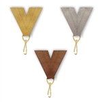 Snap Clip "V" Neck Medal Ribbon