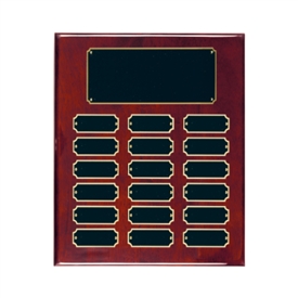 Rosewood Piano Finish Perpetual Plaque