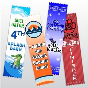 Custom Full Color Printed Award Ribbon