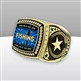 Gigantic Custom Text Champion Fishing Ring