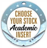 Academic Full Color Insert Medal