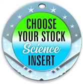 Science Full Color Insert Medal