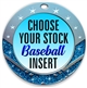 Baseball Full Color Insert Medal