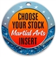 Martial Arts Full Color Insert Medal