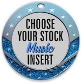 Music Full Color Insert Medal