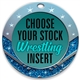 Wrestling Full Color Insert Medal