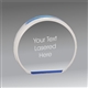 Blue Round acrylic award