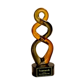 Art Glass Award | Glass Art Sculpture Trophy