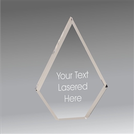 Diamond Clear acrylic award