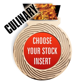 Culinary Full Color Insert Medal