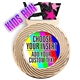 Kids Run Full Color Insert Medal