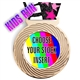 Kids Run Full Color Insert Medal