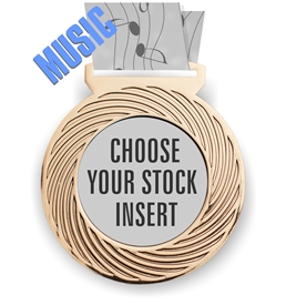 Music Full Color Insert Medal