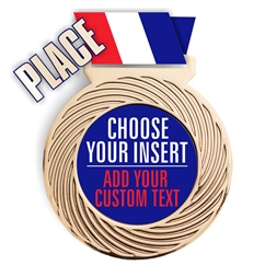 Place Full Color Insert Medal