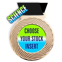 Science Full Color Insert Medal