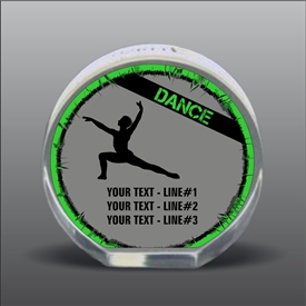 Full Color Printed Dance Acrylic Award