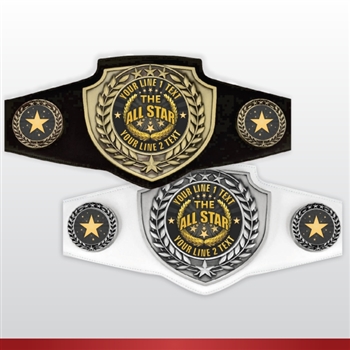 Champion Belt | Award Belt for All Star