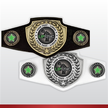 Champion Belt | Award Belt for Lip Sync