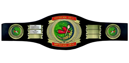 Perpetual Chili Cooking Champion Belt