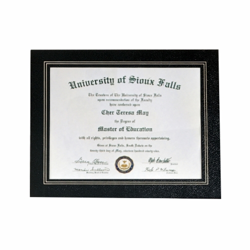 Leatherette Certificate Holder