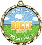 Bocce Ball Medal