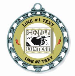 Chili Cook Off Medal 2-1/2&quot;