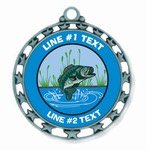 Fishing Medal 2-1/2&quot;