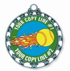 Softball Medal 2-1/2&quot;