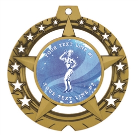 Female Body Building Medal