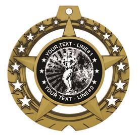 Male Body Building Medal