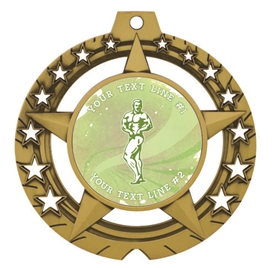 Male Body Building Medal